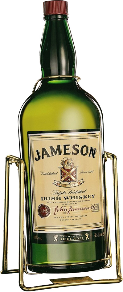 Бутылка виски 5 литров. Виски Jameson, 4.5 л. Джемисон качели 4.5. Виски джеймсон качели 4.5. Виски Jameson 5л.